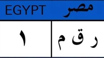 نصف مليون جنيه.. إجراءات الحصول على لوحة ترخيص مميزة لسيارتك 2025